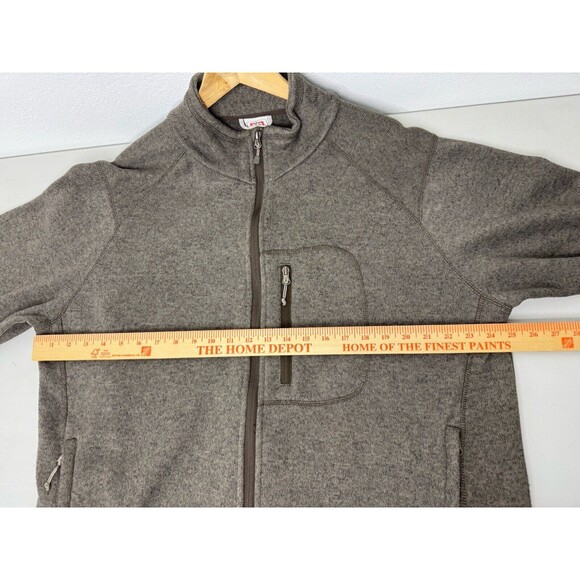 Avalanche Sweater Jacket Medium Brown Mock Neck Full Zip Pockets Mens Size XXL - Picture 13 of 14